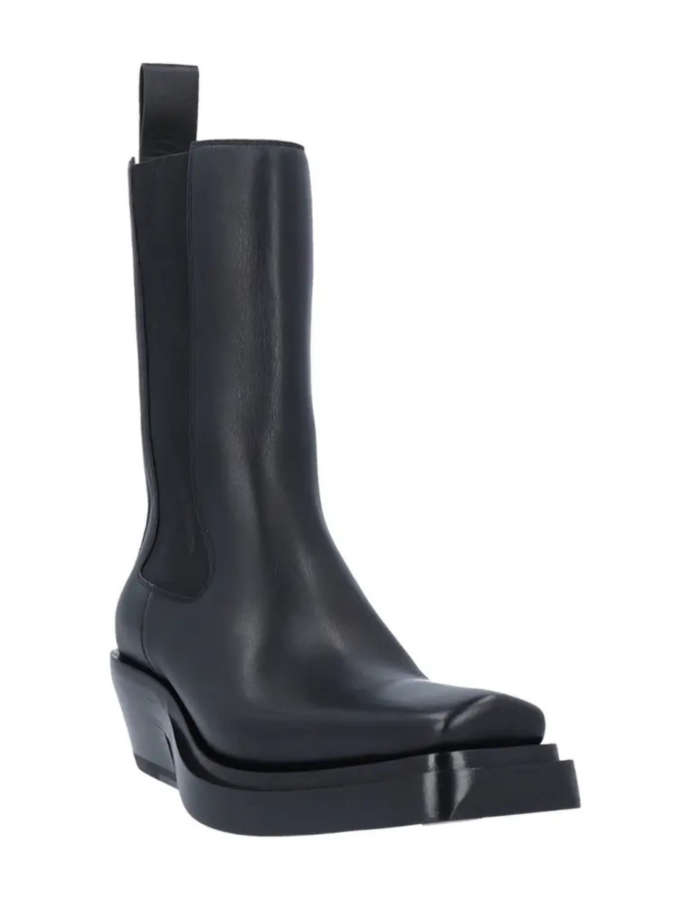 Bottega Veneta Black Leather Chelsea Boots